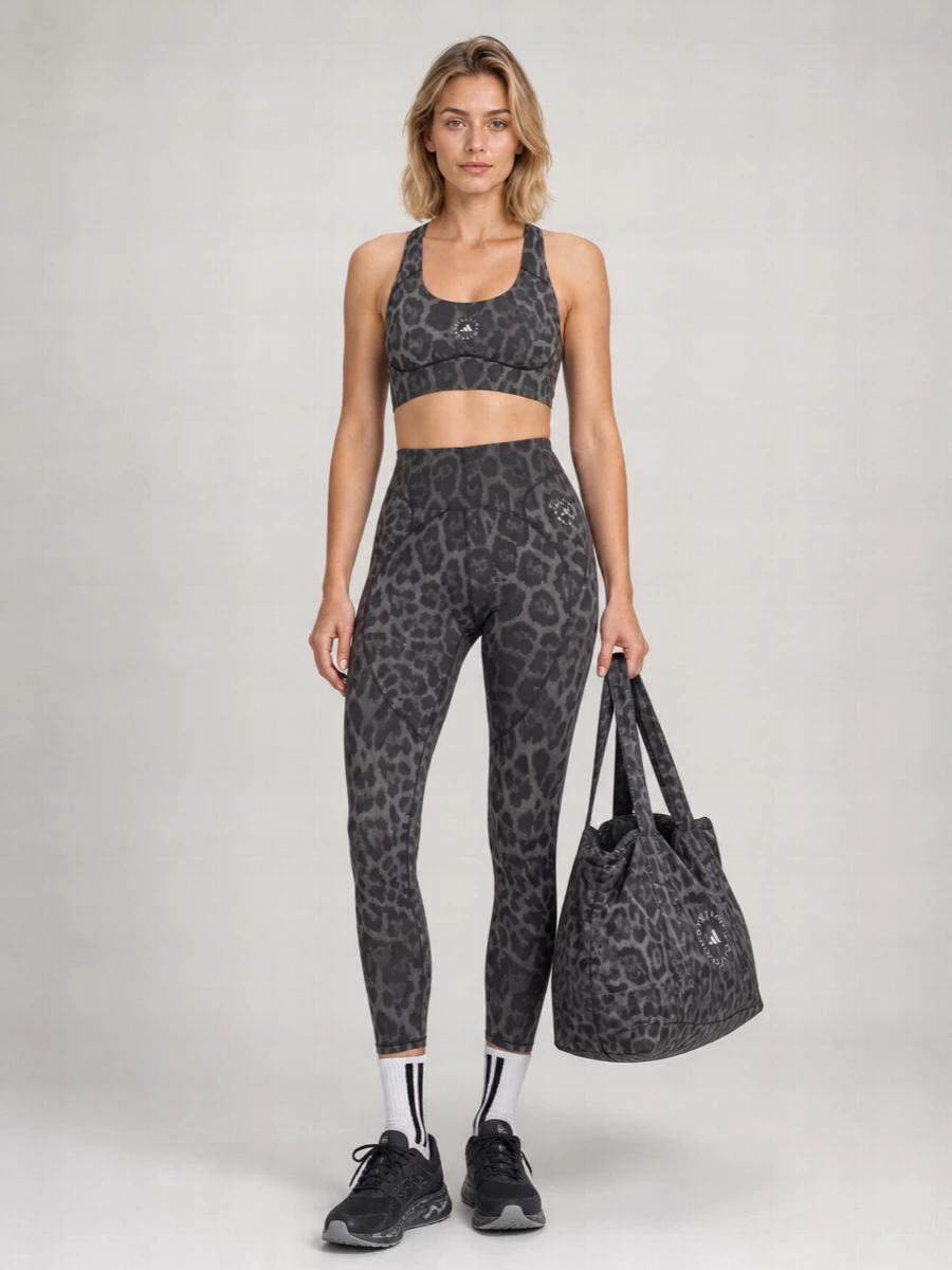 Adidas By Stella Mccartney Leopard-Print Low-Top Sneakers