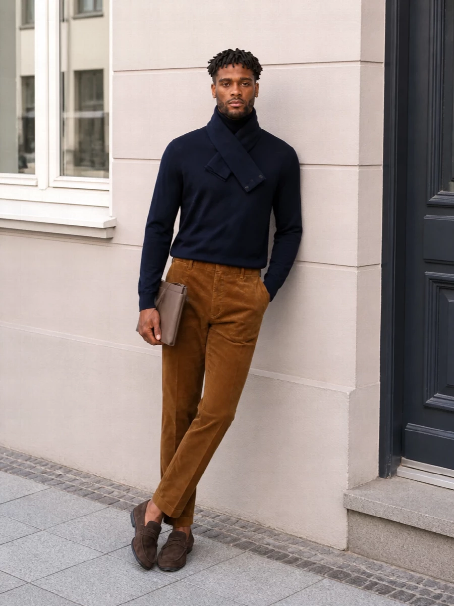 Polo ralph lauren turtleneck corduroy trousers
