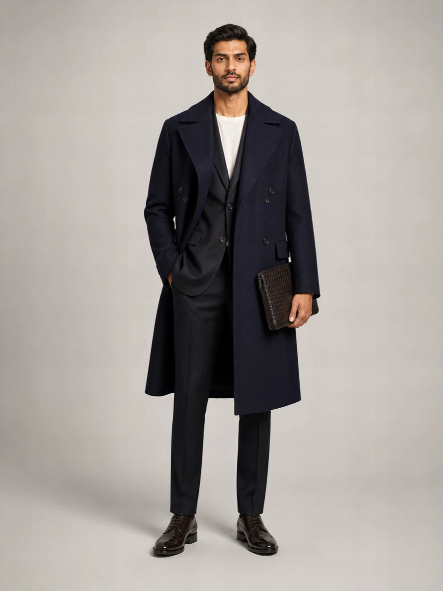 Boglioli Cashmere Double Breasted Coat