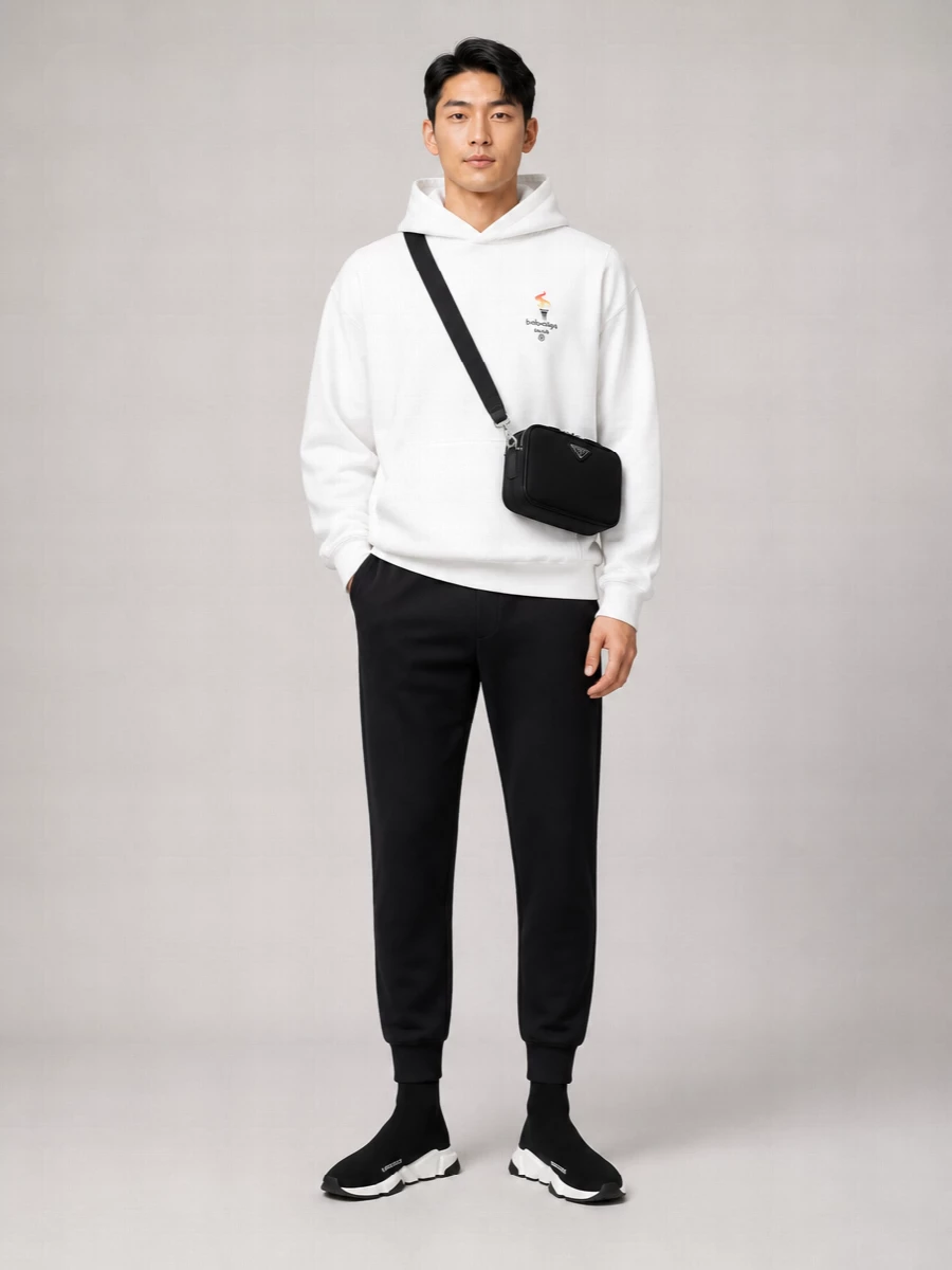 Balenciaga Stretch Knit High-Top Sneakers